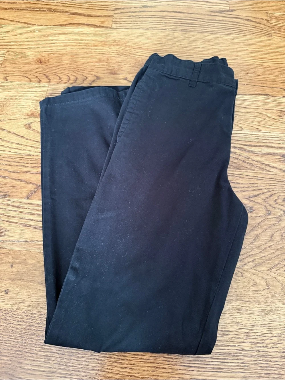 Boys (14) Black Stretch Chino Pants - Comfortable Everyday Wear